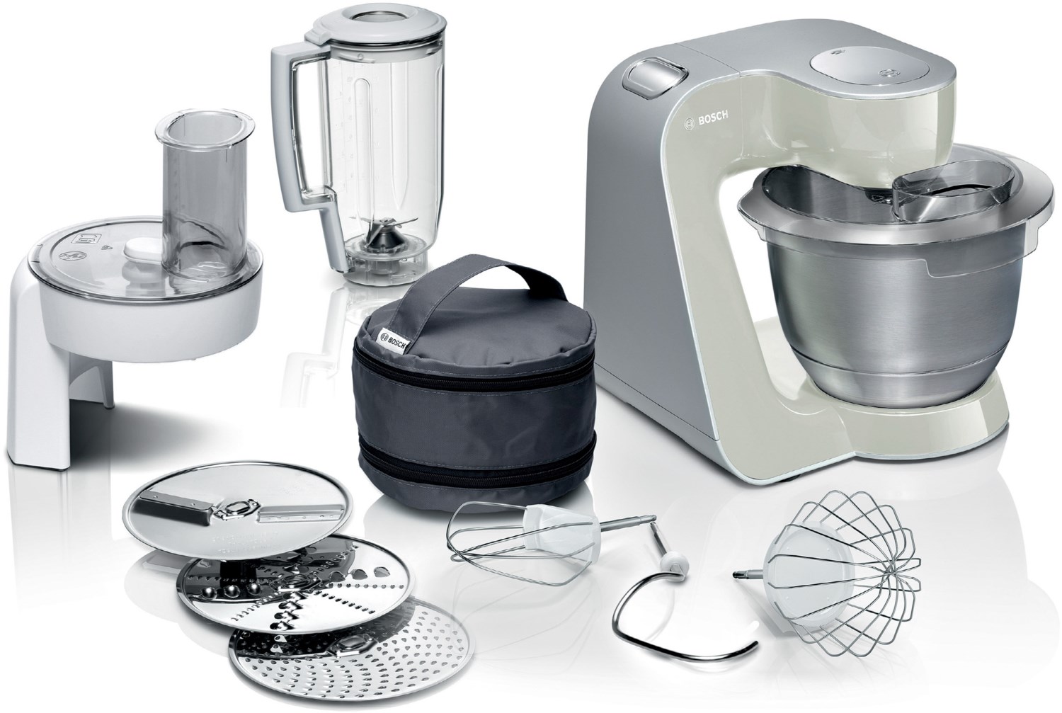 Bosch MUM 58 L 20 mineral grau/silber