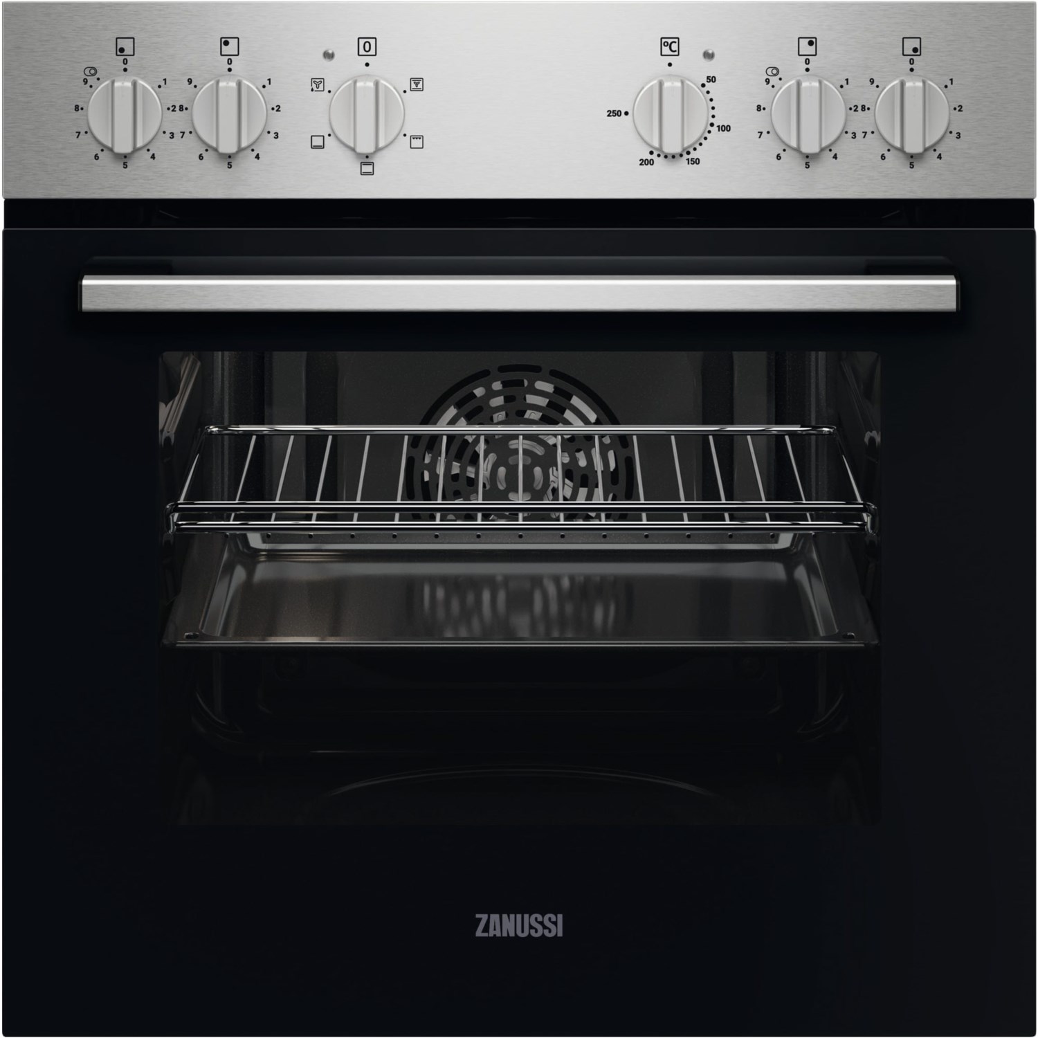 Zanussi ZOFNC0X2 edelstahl/cleansteel