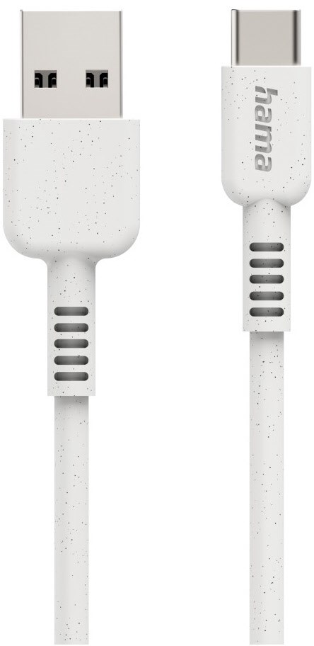 Hama Ladekabel Eco (1m) wei&szlig;
