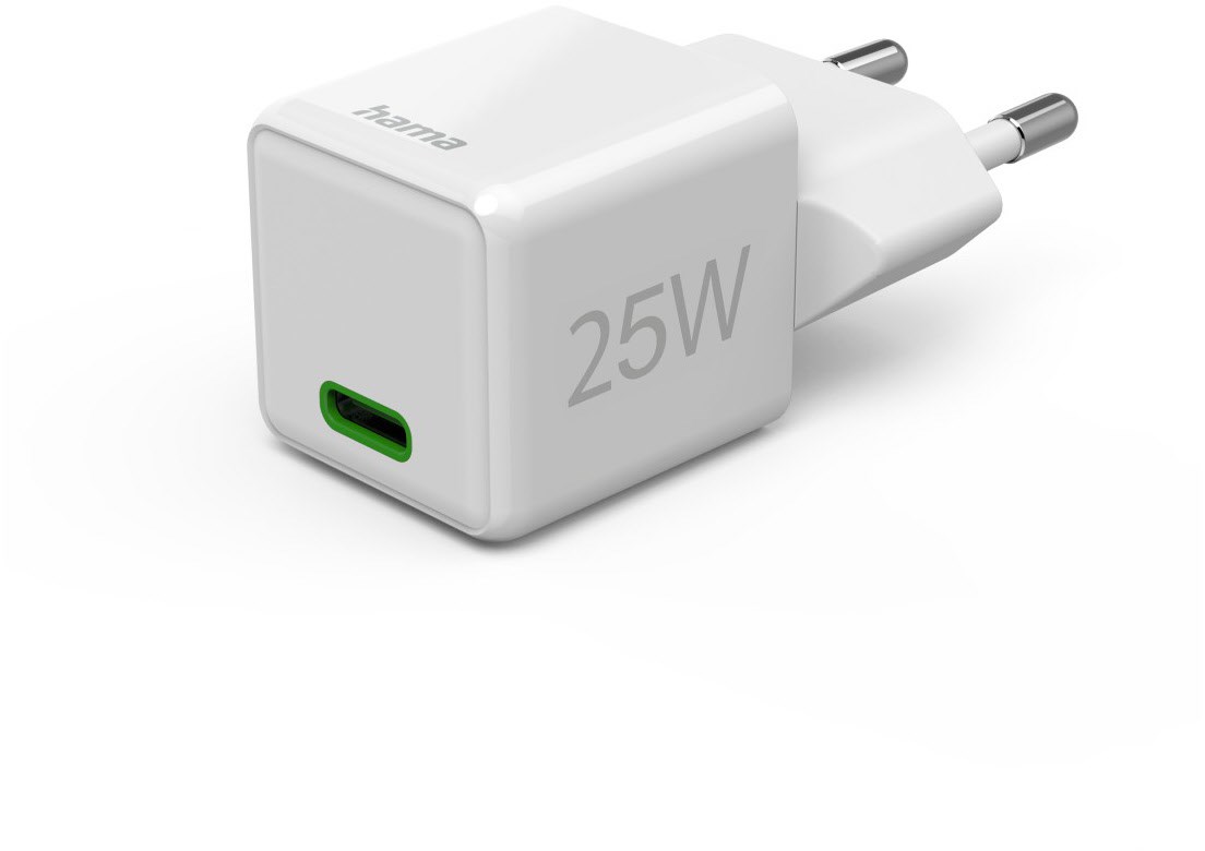 Hama USB Type-C Schnellladeger&auml;t (25W) wei&szlig;