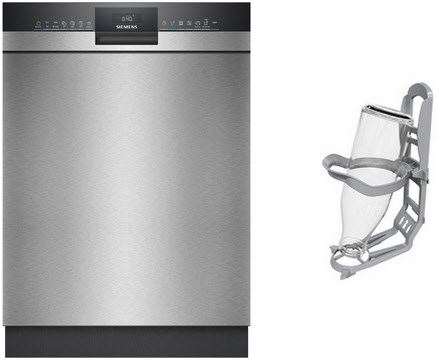 Siemens SN43EUEUAE edelstahl - SN43ES22AE + SZ36BH00