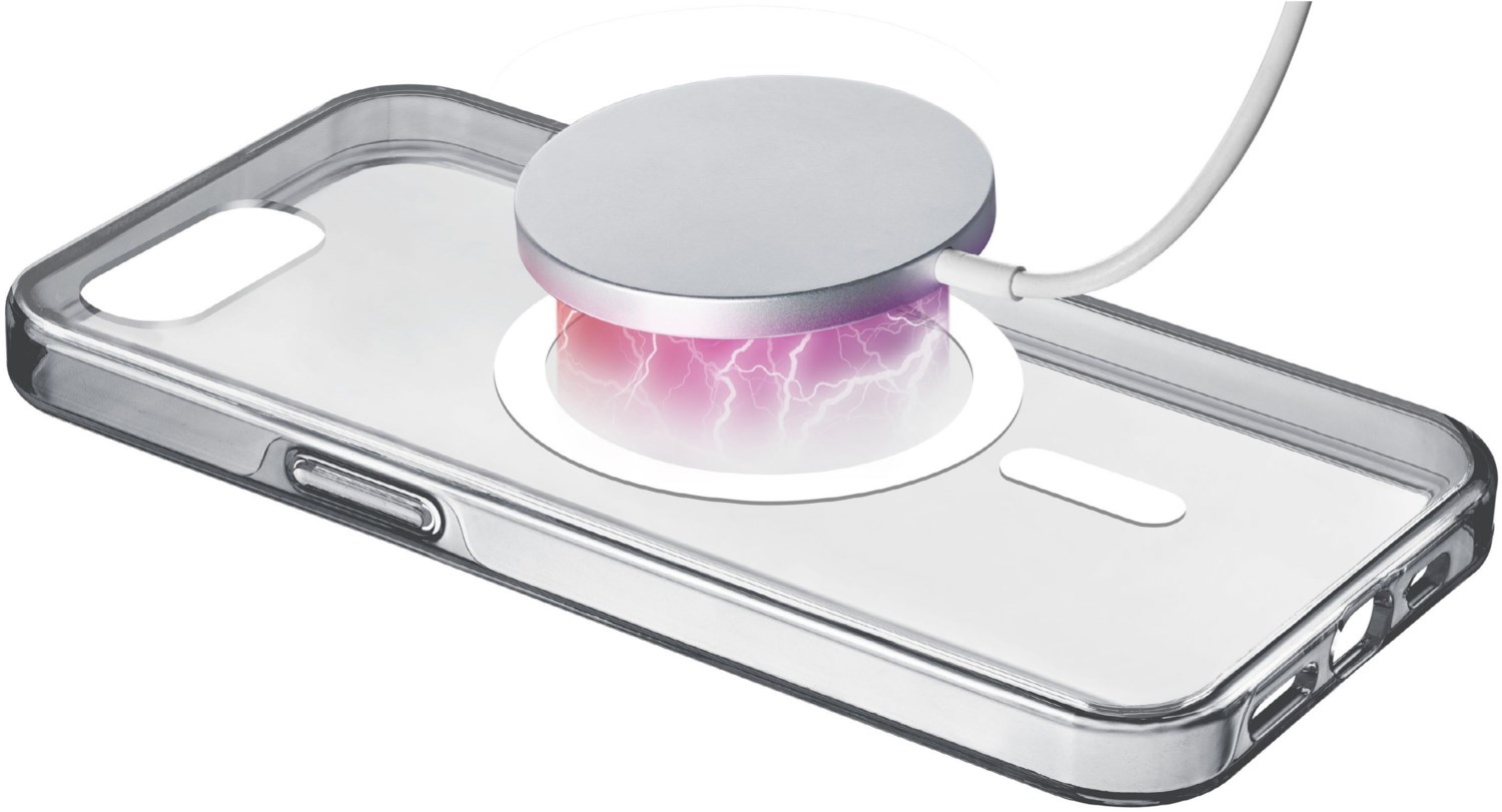 Cellularline Clear Mag Cover f&uuml;r iPhone 16e transparent