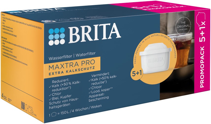 Brita MAXTRA Pro Extra Kalks. Pack 5+1 Filter