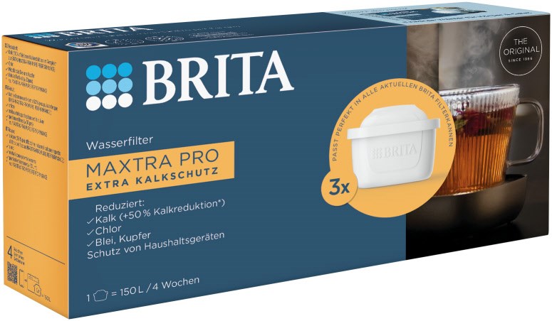 Brita MAXTRA Pro Extra Kalkschutz Pack 3 Filter