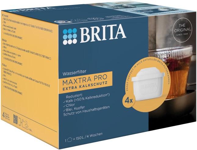 Brita MAXTRA Pro Extra Kalkschutz Pack 4 Filter