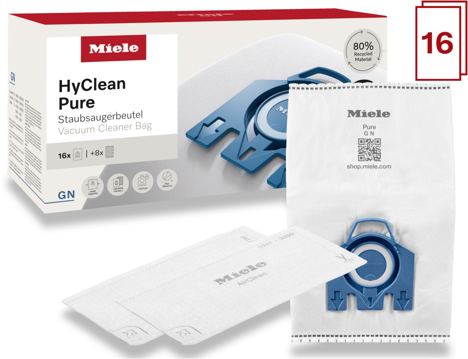 Miele GN XXL HyClean Pure (16 St&uuml;ck)