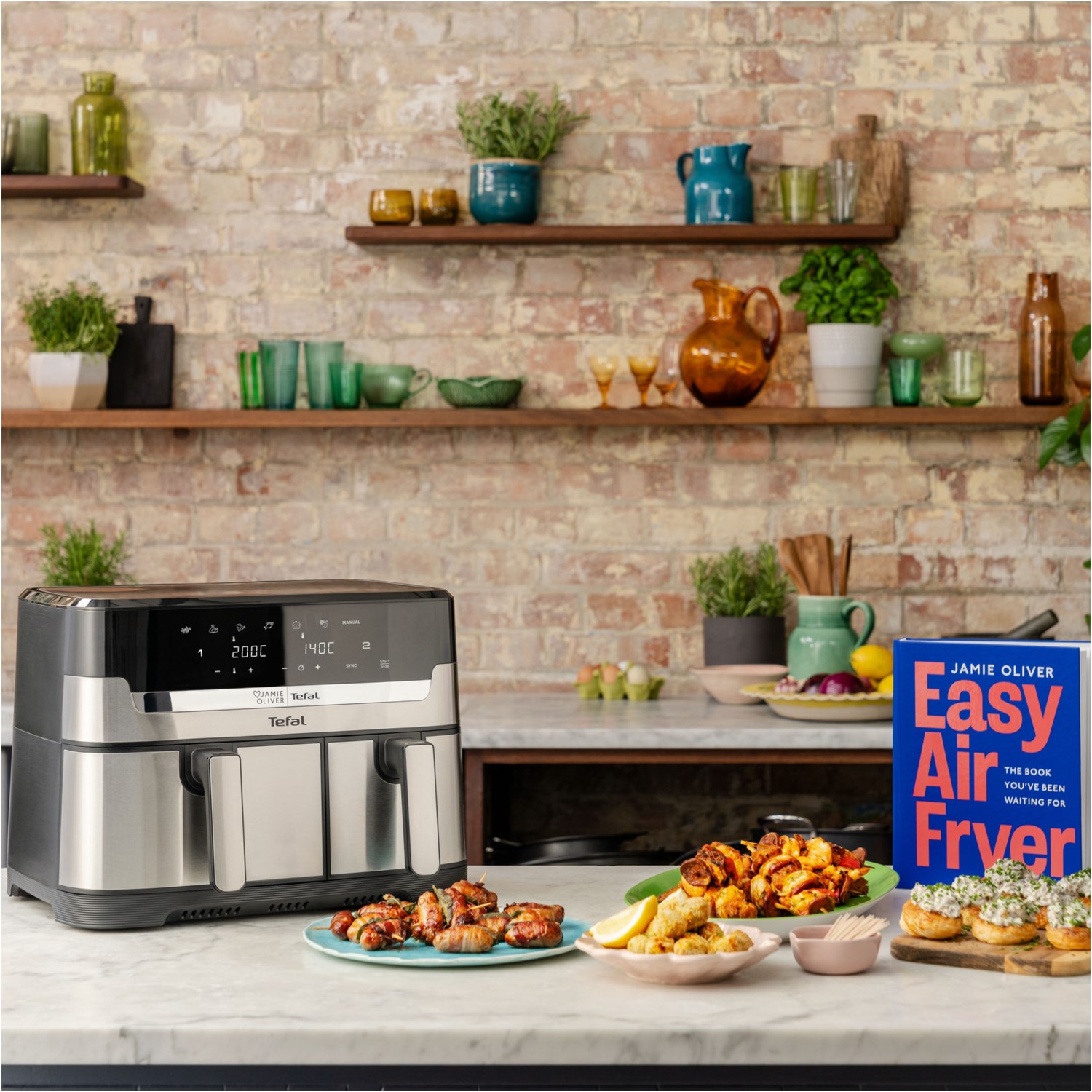 EY90JDE Dual Easy Fry & Grill edelstahl