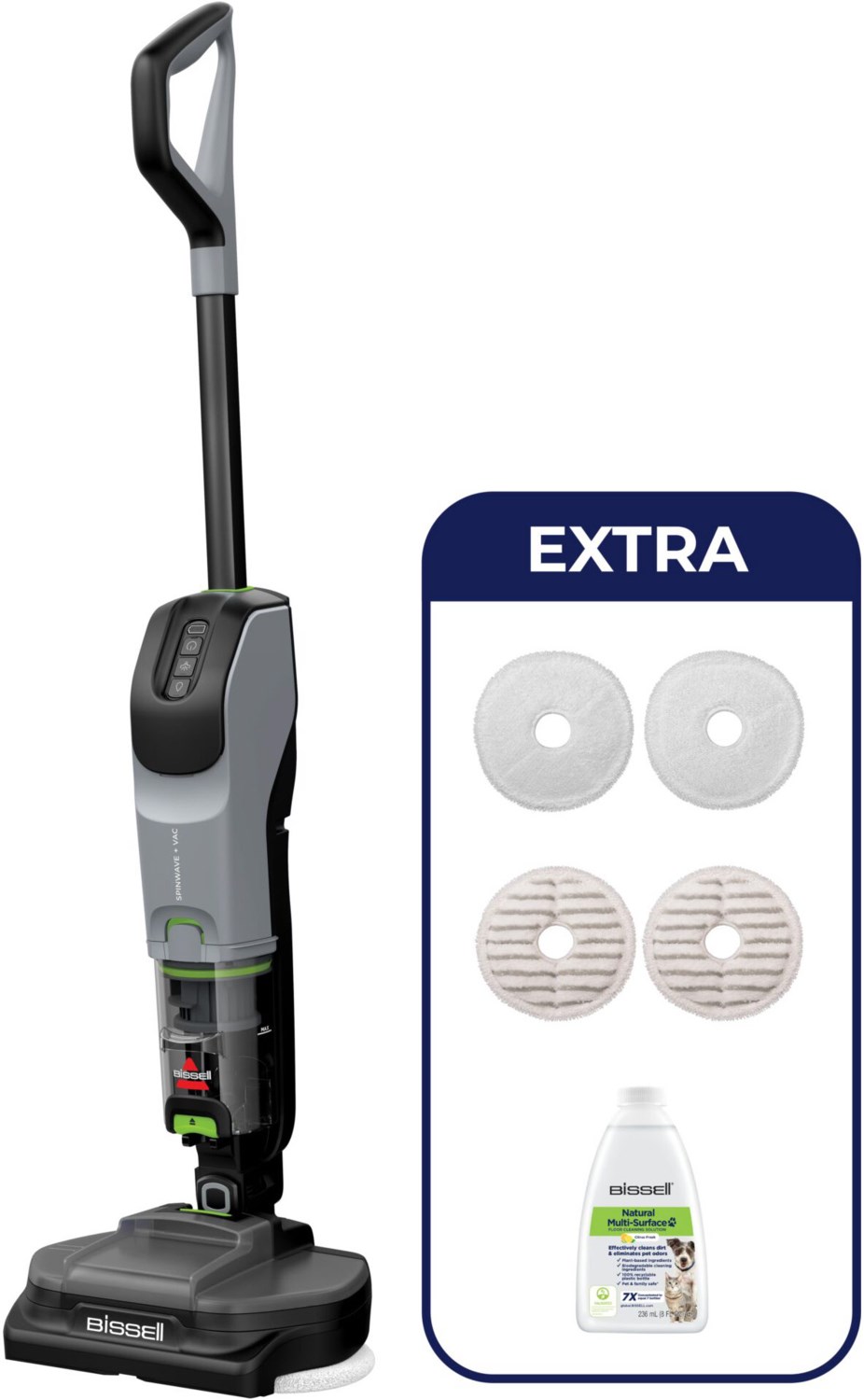 Bissell 3898N SpinWave Vac PET Pro schwarz