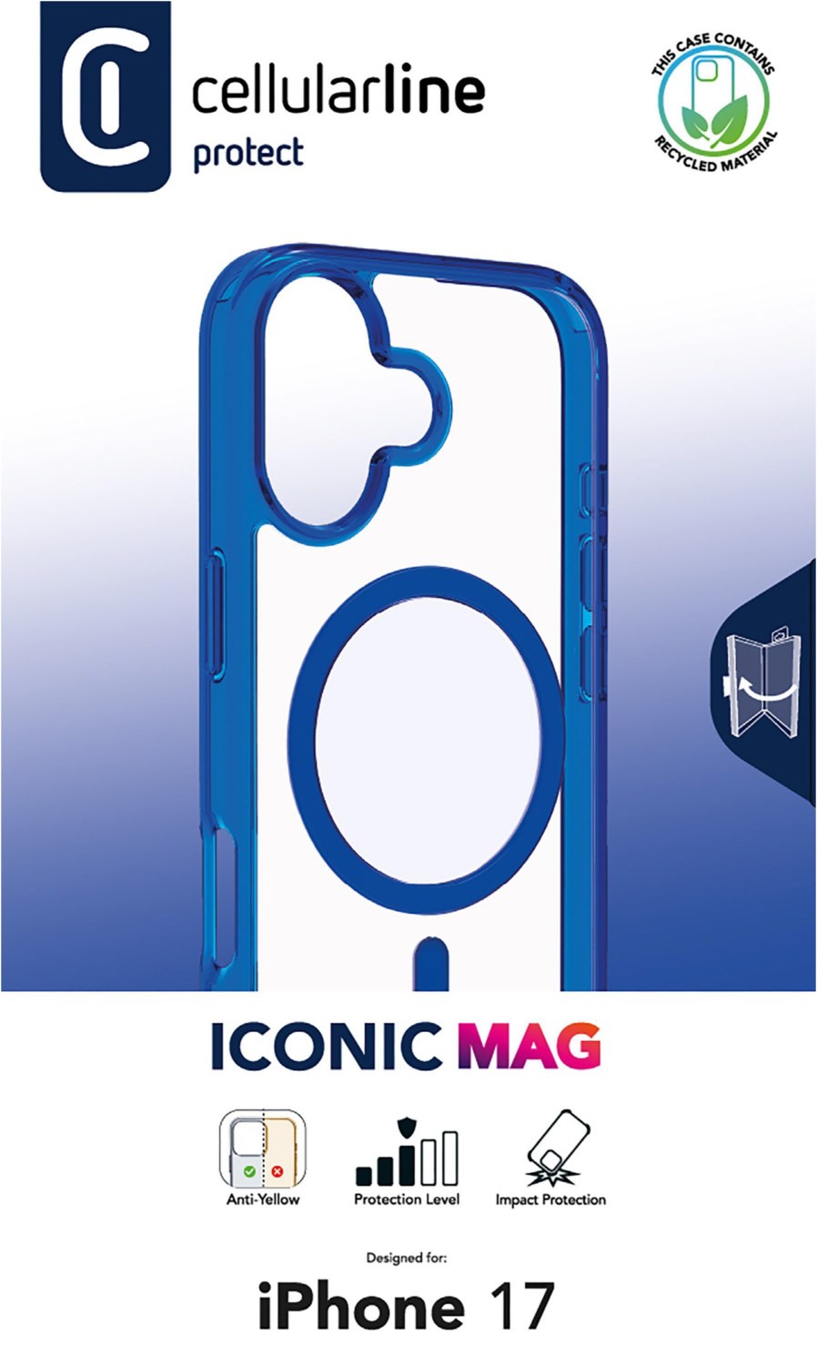 Iconic MagSafe Case f&uuml;r iPhone 17 blau