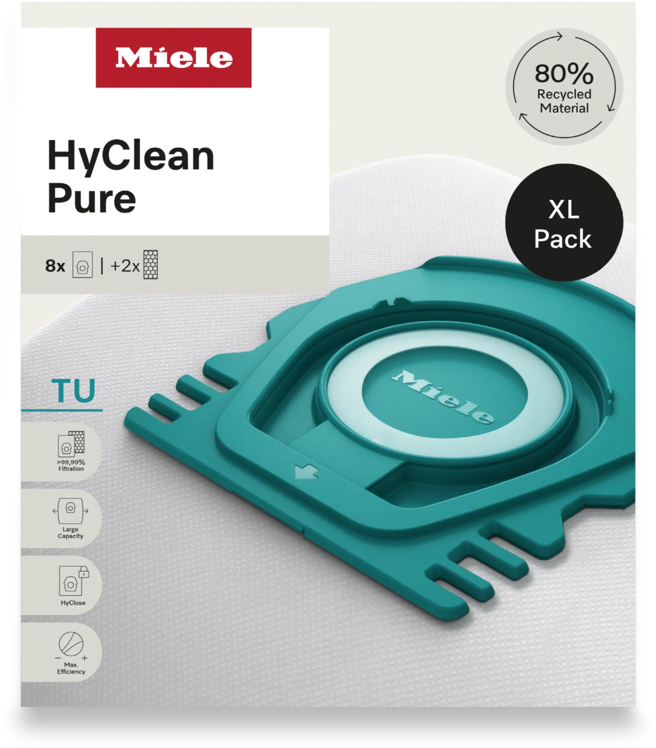 Miele TU XL HyClean Pure (8 St&uuml;ck)