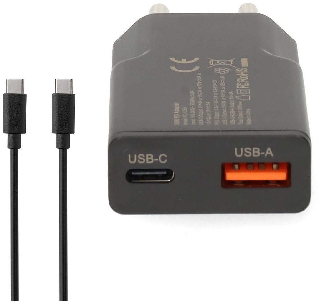 Nedis WCHA20BKUC GaN Netzladeger&auml;t (20W) schwarz