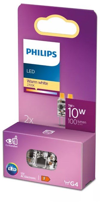 Philips LED 10W G4 WW 12V ND micro 2SRT6
