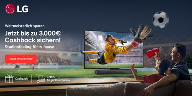 LG - bis zu € 3000,- Cashback
