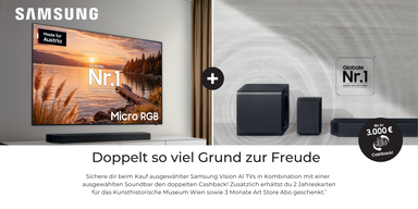 Samsung - Double Cashback bis zu &euro;3000,-