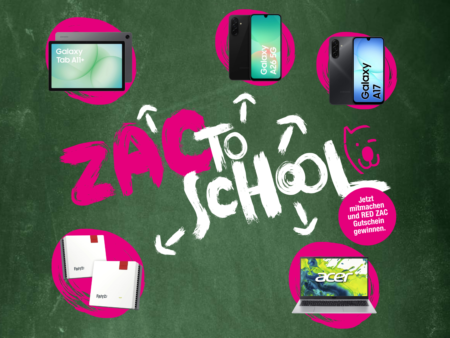 Back2School Gwinnspiel - Gewinnen Sie Ihren Einkauf in Gutscheinen!