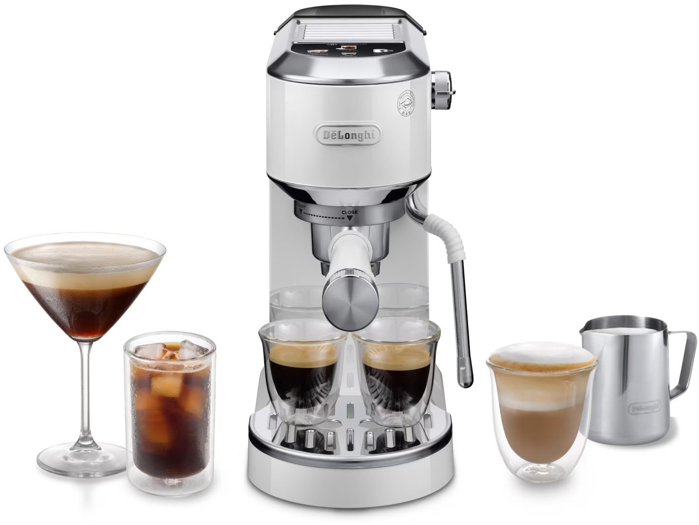 DeLonghi EC890.WI Dedica Duo wei&szlig;