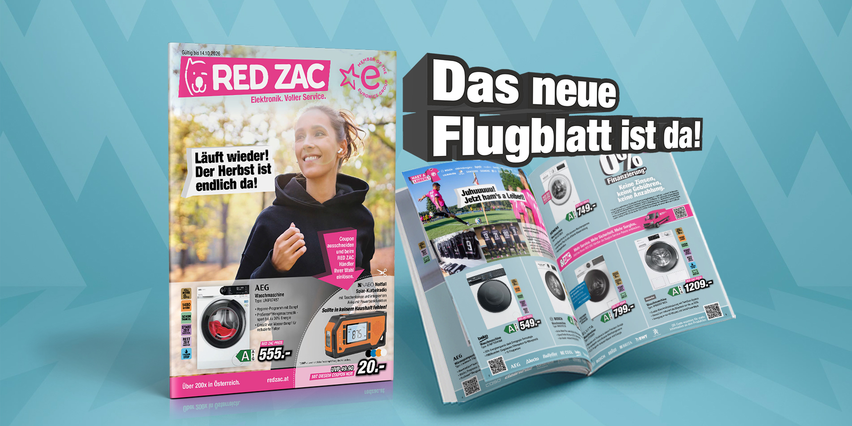 Das neue RED ZAC Flugblatt ist da.