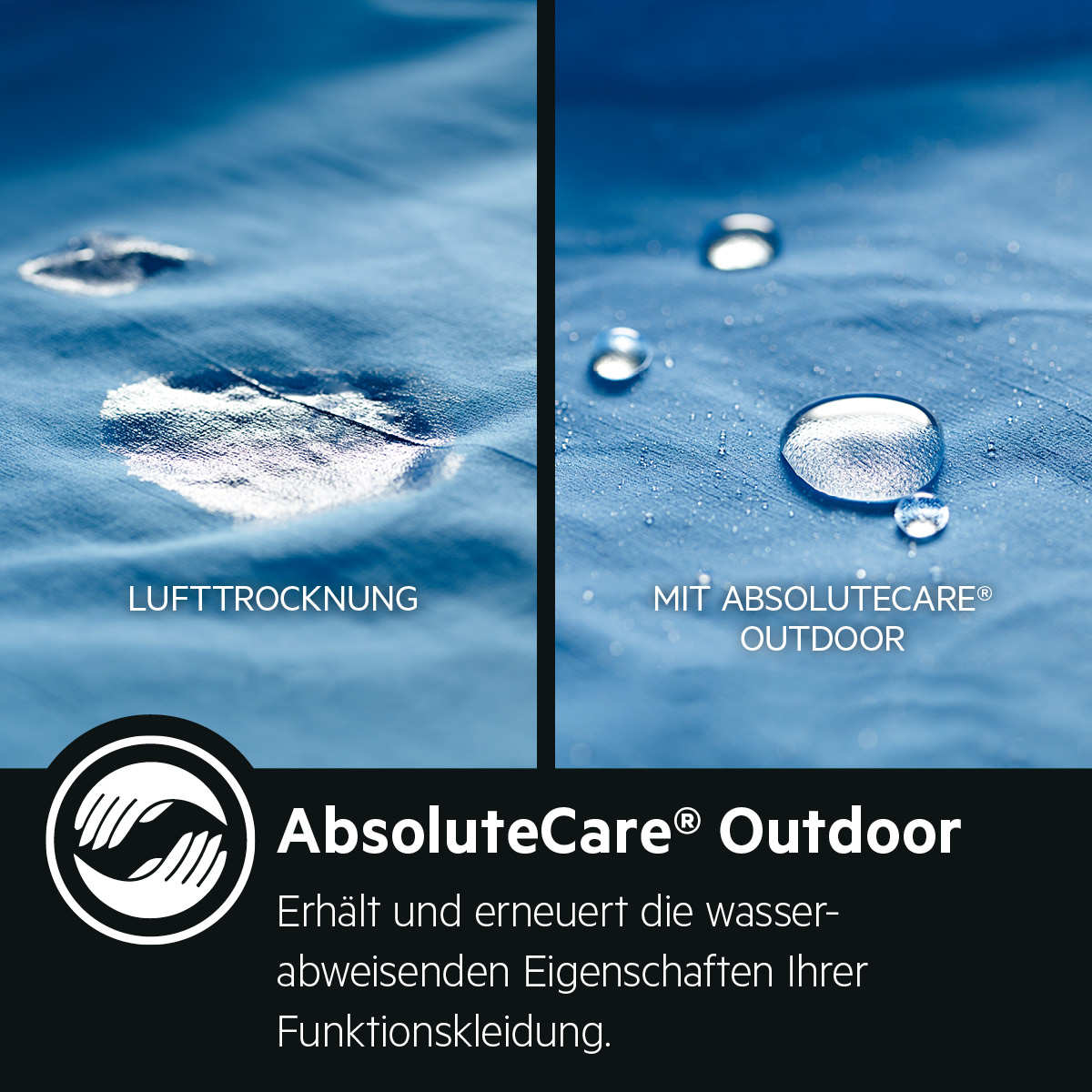AbsoluteCare Erh&auml;lt und erneuert die Wasserabweisende Eigenschaften Ihrer Kleidung 