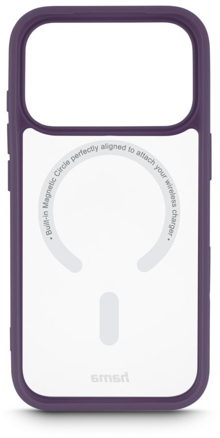 Hama Handyh&uuml;lle Frame Protect f&uuml;r iPhone 17 Pro/18 Pro rot/transparent