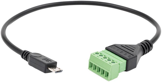 Shelly Micro USB > 5 Terminal Add-on f&uuml;r The Pill by Shelly
