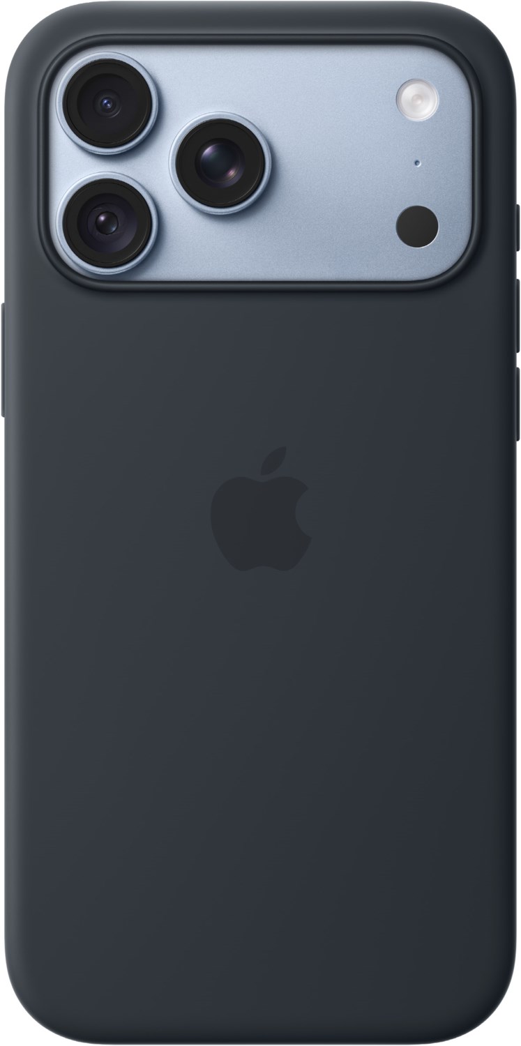 Apple Silikon Case mit MagSafe f&uuml;r iPhone 18 Pro Max navyblau