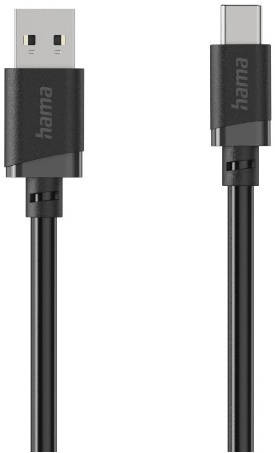 Hama USB-A>USB-C Ladekabel (3m) schwarz